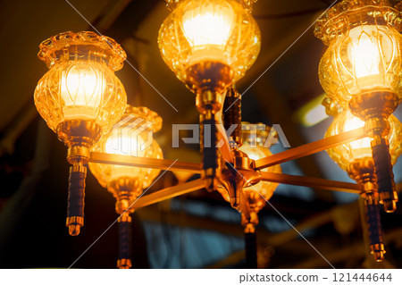 Warm antique chandelier Warm antique chandelier 121444644