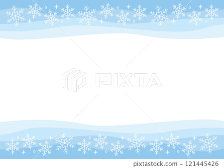 Snow frame wave crystal light blue Snow frame wave crystal light blue 121445426