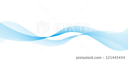 Wave Liquid Wave Background Simple Light Blue Technology Abstract 121445434