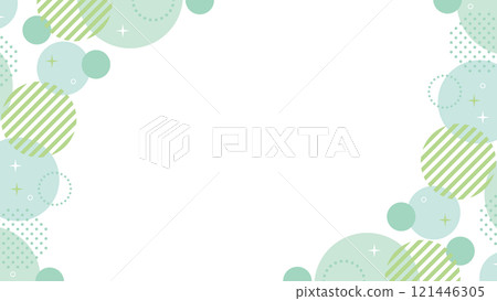 Polka dot frame yellow green green geometric sparkle Polka dot frame yellow green green geometric sparkle 121446305