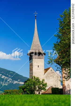 Discover the Historic Landmark of Schloss Spiez, Switzerland A Timeless Architectural Journey 121446442