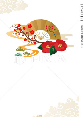 New Year's card background 121446931