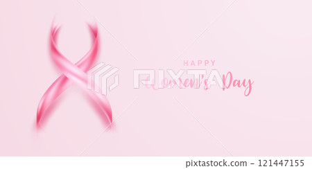 Women's Day poster or banner 8 March. Promotional and shopping template design for love and women's day concept. 121447155