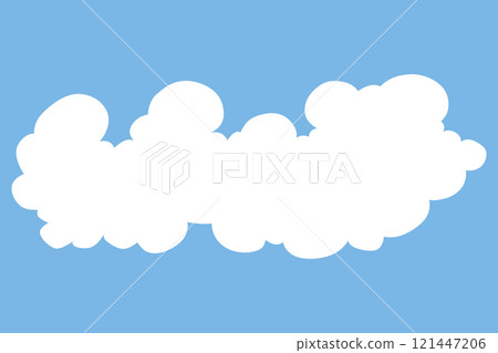Cloud icon. Abstract white cloudscape icon symbol. Shapes in flat style. Vector cloudy design element Cloud icon. Abstract white cloudscape icon symbol. Shapes in flat style. Vector cloudy design element 121447206