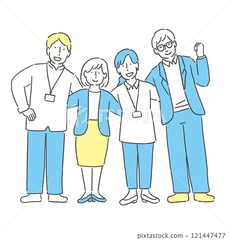 Reliable workplace and colleagues Reliable workplace and colleagues 121447477