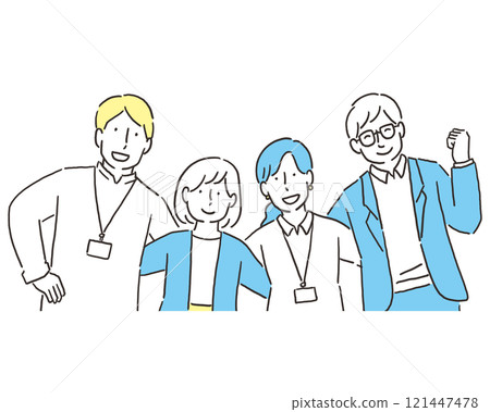 可靠的工作場所和同事 121447478