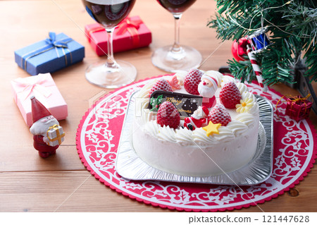 Christmas cake Christmas cake 121447628
