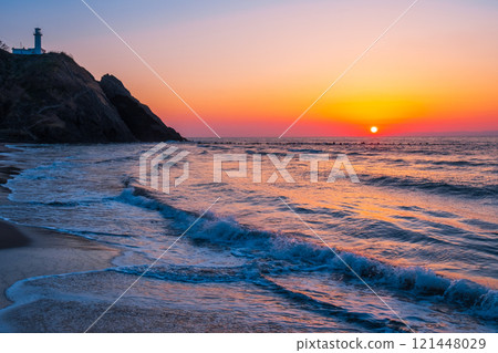 Sunset at Kakuta Beach 121448029