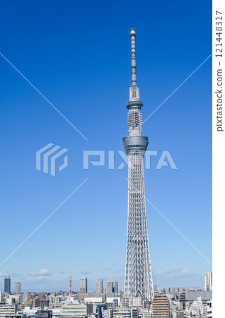 Tokyo cityscape and Skytree Tokyo cityscape and Skytree 121448317