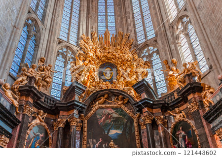 Basilica Sainte-marie-madeleine of Saint-maximin-la-sainte-baume, France 121448602