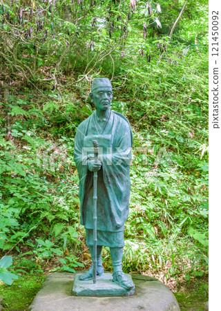 松尾芭蕉（中尊寺）銅像 岩手縣平泉町 121450092