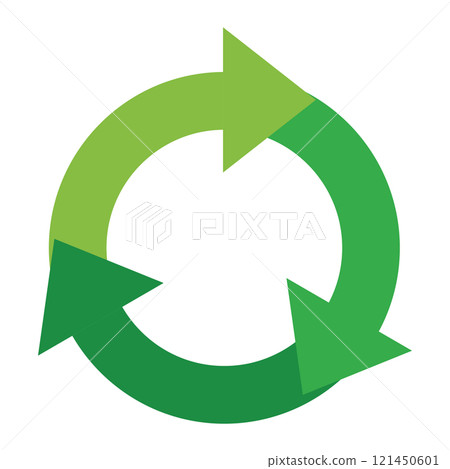 Cycle Arrow Green 121450601