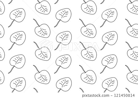 Seamless Lily Pad Pattern Coloring Page Seamless Lily Pad Pattern Coloring Page 121450814