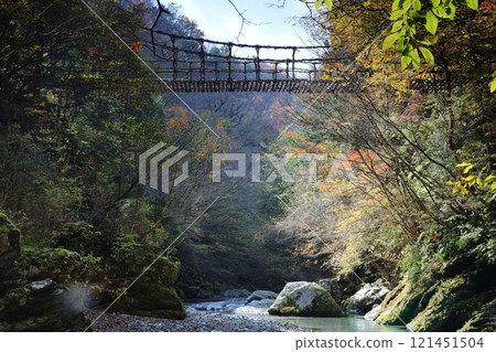 奧祖谷雙蒲橋（男橋）/四國88景【德島縣三好市土總須鄉】 121451504