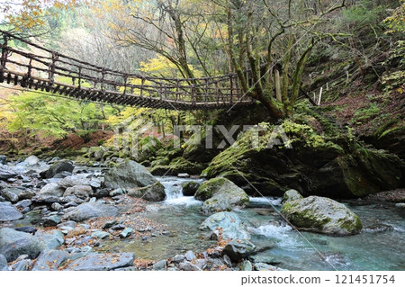Oku-Iya Double Kazura Bridge (Onnabashi) / 88 Views of Shikoku [Higashiso-Sugao, Miyoshi City, Tokushima Prefecture] 121451754