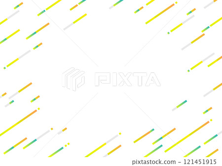Diagonal geometric background design in green and orange 121451915