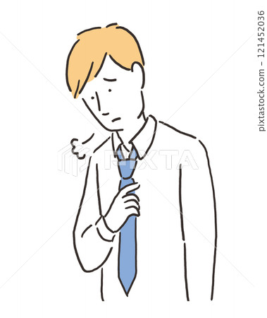 Man sighing 121452036