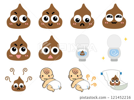 如廁訓練圖像插圖集 如廁訓練圖像插圖集 121452216