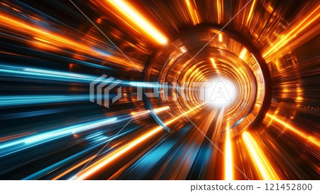 Cyberspace tunnel 121452800