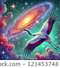 Crane Dancing in Space 121453748
