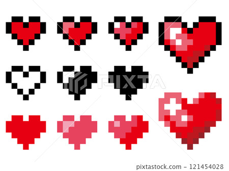 Dotted heart set Dotted heart set 121454028