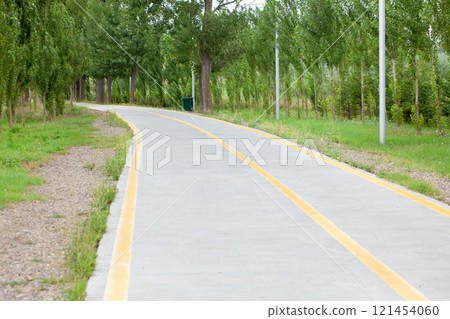 Bicycle and pedestrian path around Lake Lisi, Tbilisi 121454060