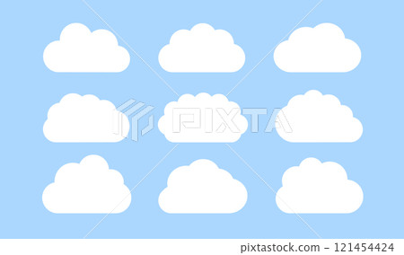 Cloudy Frame Set 121454424