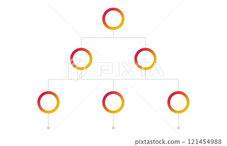 Multi-level marketing business template. Blank mlm structure on white background. Hierarchy system. Vector Multi-level marketing business template. Blank mlm structure on white background. Hierarchy system. Vector 121454988