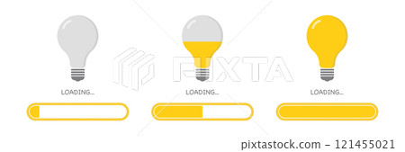 Loading creative idea concept. Progress loading... - Stock Illustration ...