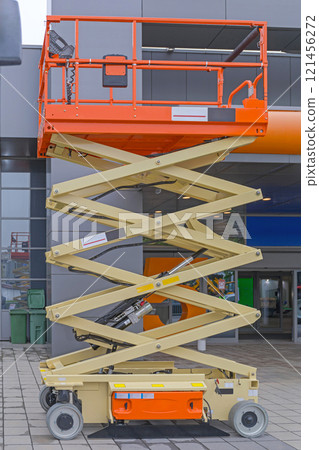 Scissor Lift Aerial Platform 121456272