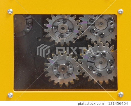 Gears Cogs Machine Turning Gears Cogs Machine Turning 121456404