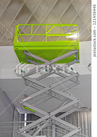 Scissor Lift Aerial Platform 121456448