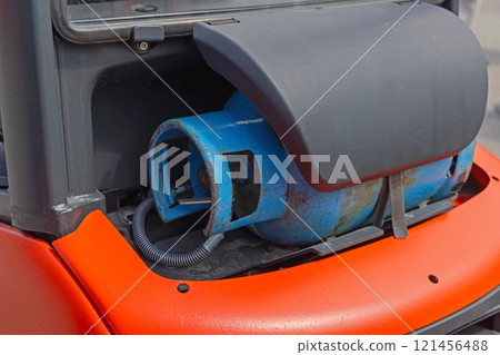 Gas Bottle Forklift Gas Bottle Forklift 121456488