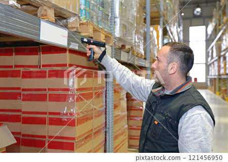 Warehouse Barcode Reader 121456950