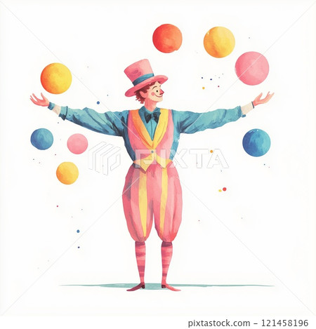 Circus Clown 121458196
