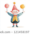 Circus Clown 121458197