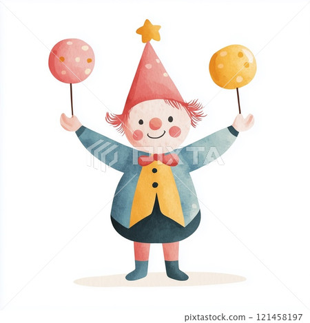 Circus Clown 121458197
