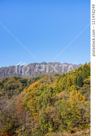Togakushi Mountain Range, Nishidake [Photo taken from Daibo Pass Observatory] 121458249