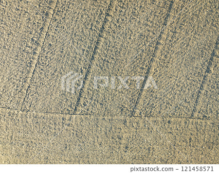 plowed corn field in eastern Colorado - aerial view plowed corn field in eastern Colorado - aerial view 121458571
