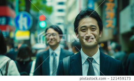 Young Japanese businessman 121459173