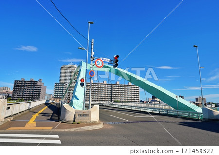 北海道札幌瑞穗橋風景 北海道札幌瑞穗橋風景 121459322