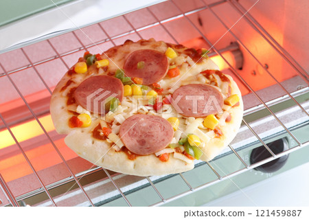 Frozen pizza Frozen pizza 121459887