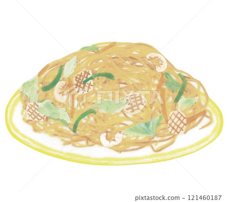 Fried noodles  121460187