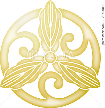 Family crest: Varied trivet and thin oak [gold] 121460833