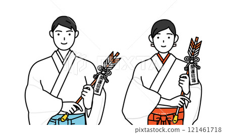 神社祭司與巫女與濱屋 121461718