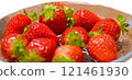 Bright and juicy strawberries 121461930