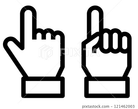 Pointing icon 121462003