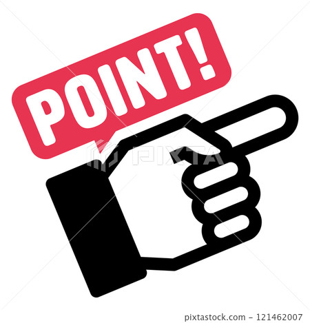 點指向圖標 121462007