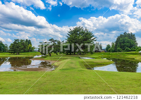 Muryokoin Temple Ruins, World Heritage Site "Hiraizumi - Architecture, Gardens and Archaeological Sites Representing the Buddhist Pure Land", Iwate Prefecture 121462218