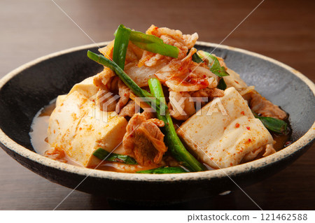 Pork Kimchi Tofu 121462588